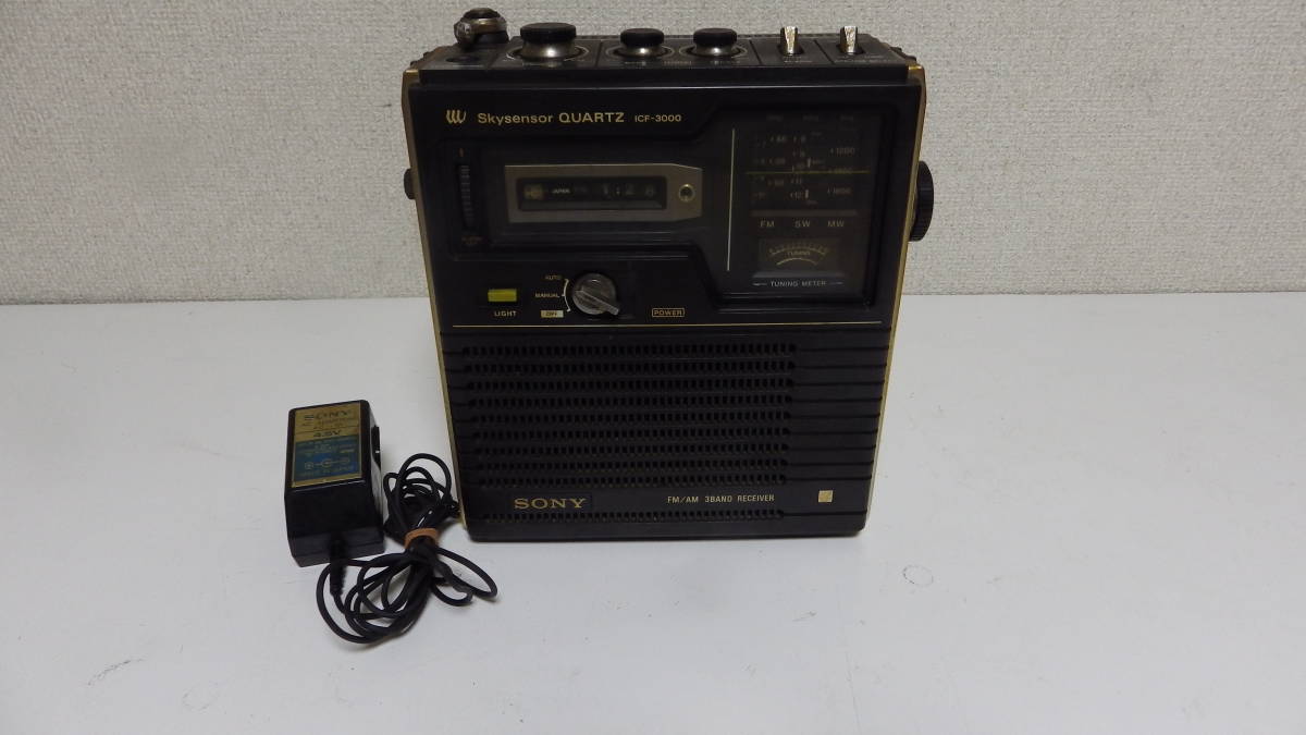 SONY】 ソニー スカイセンサー ICF-3000 JUNK ラジオ 一般