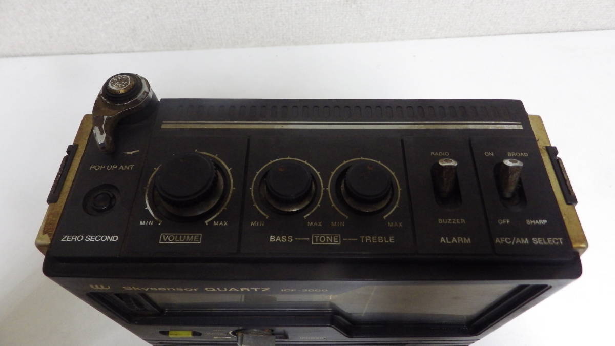 SONY】 ソニー スカイセンサー ICF-3000 JUNK ラジオ 一般