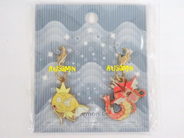 未使用 ポケモンセンター メタルチャーム 金のコイキング 色違い 赤い