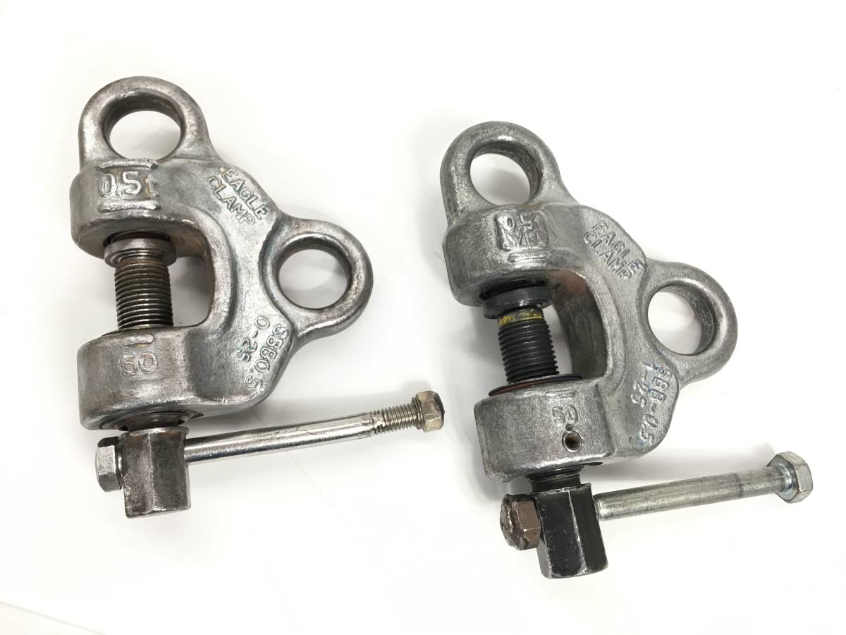  10297601 2個セット イーグルクランプ SBB-0.5ton ねじ式 クランプ 0.5t EAGLE CLAMP w124-6-11000(バイス、クランプ)｜売買されたオークション情報、yahooの商品情報をアーカイブ公開 - オークファン バイス、クランプ