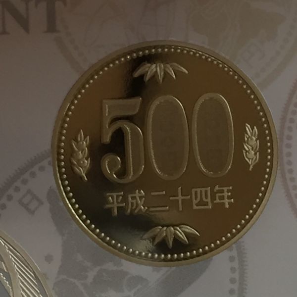 2012　造幣局　500円硬貨の発行30周年記念　メダル 5百円貨幣誕生30周年 2012年 Yahoo!オークション | 0 プルーフ貨幣