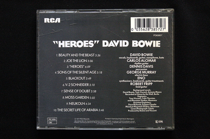 David Bowie DAVID ⁄ 西ドイツ盤 初版 デヴィッド・ボウイ 旧規格
