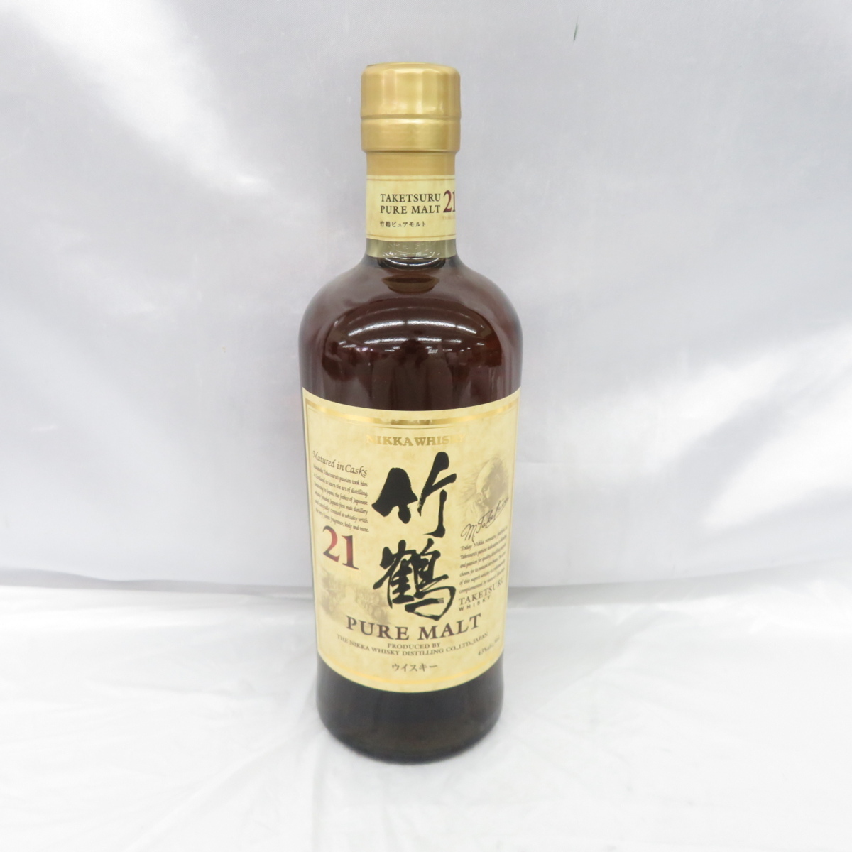 竹鶴 21年 ピュアモルト ニッカ ウイスキー NIKKA : 700ml | 0 未開栓 竹鶴