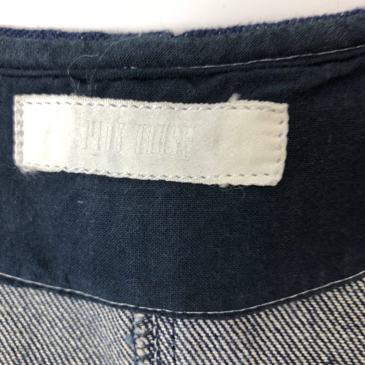 ジャンパースカート Pinkhouse ピンクハウス デニム ワンピース ブルー フリーサイズ 着丈110cm Mサイズ 売買されたオークション情報 Yahooの商品情報をアーカイブ公開 オークファン Aucfan Com