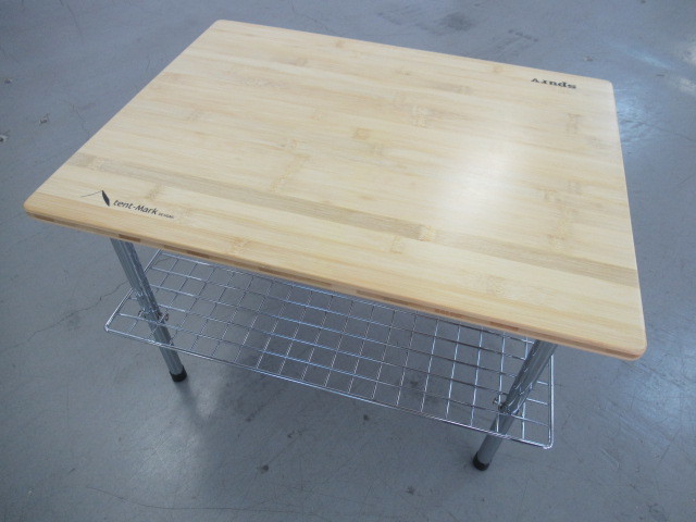 美品】tent-Mark DESIGNS SPURV ワークテーブル LOW 竹天板 TM-BLO