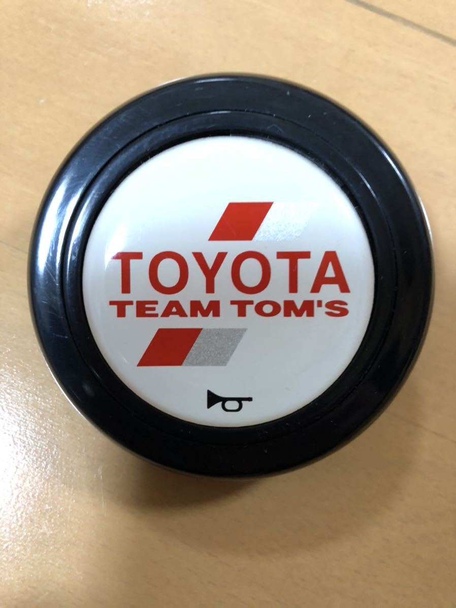レア】TOYOTA TEAM TOM'S トヨタ トムス ホーンボタン 当時物 TRD