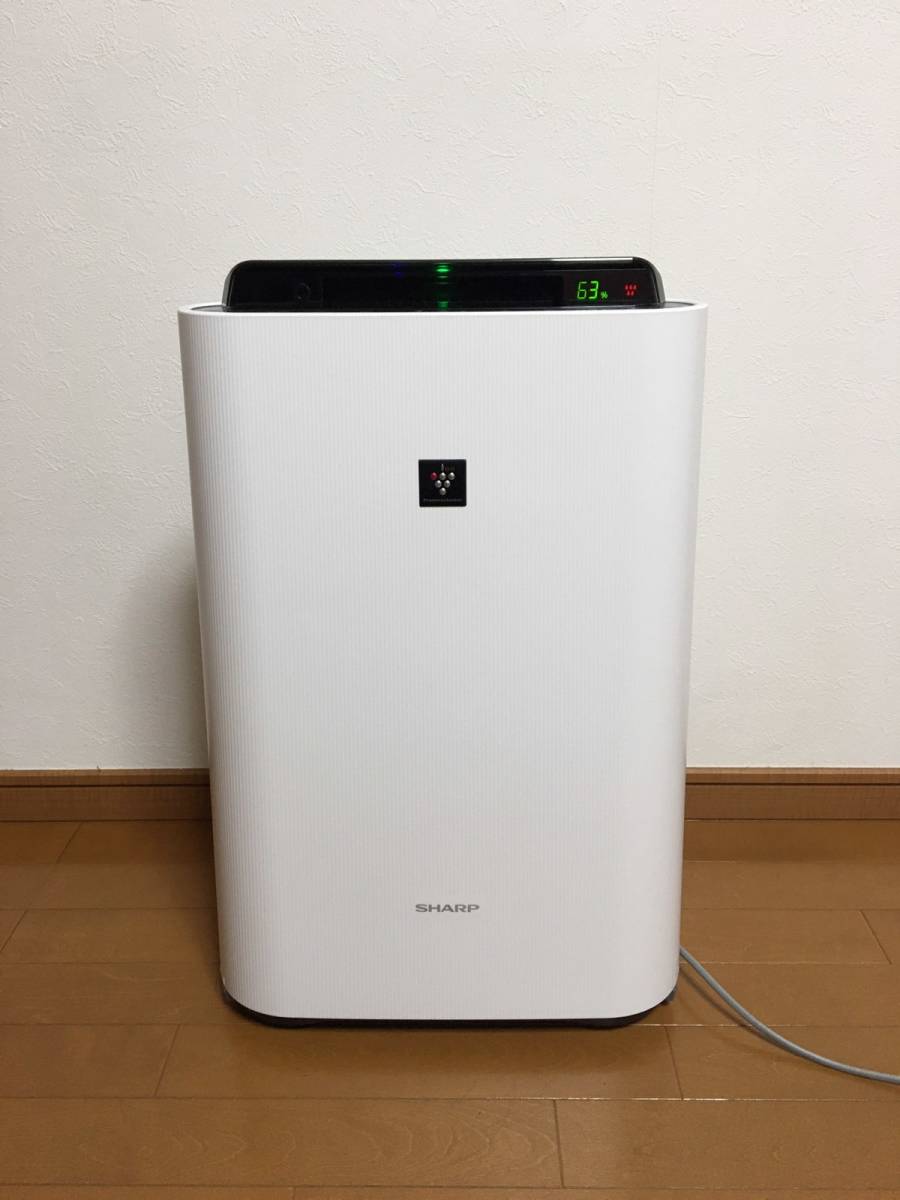 加湿空気清浄機□KC-G50-W 2017年製 中古 SHARP シャープ KC-G50-W