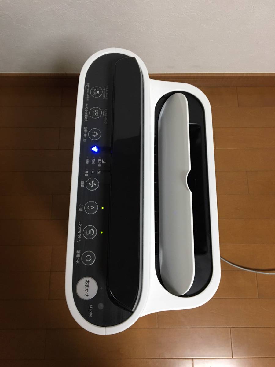加湿空気清浄機□KC-G50-W 2017年製 中古 SHARP シャープ KC-G50-W