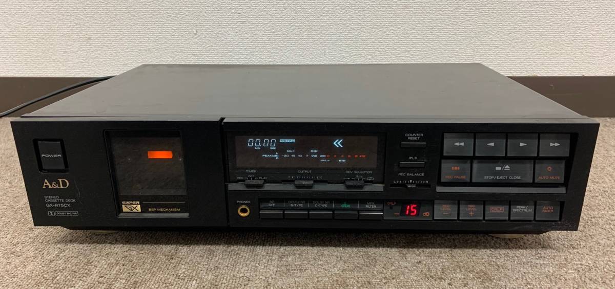 希少】A&D AKAI GX-R75CX ステレオカセットデッキ ヴィンテージ