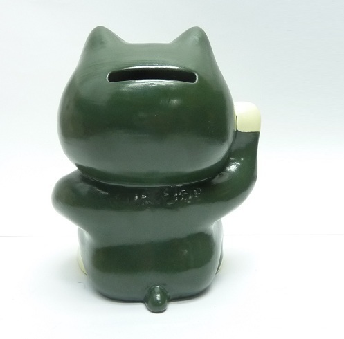 レア じゃりン子チエ 小鉄 貯金箱 陶器製 招き小鉄 はるき悦巳 大阪限定