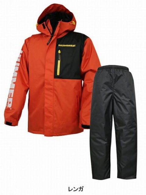 【全国無料，高品質】 ビックイナバ新入荷 HUMMER HM-3300 レンガ Mサイズ 上下セット 男女兼用 防水防寒レインウェアを 4980円(雨具、レインウエア)｜売買されたオークション情報、yahooの商品情報をアーカイブ公開 - その他