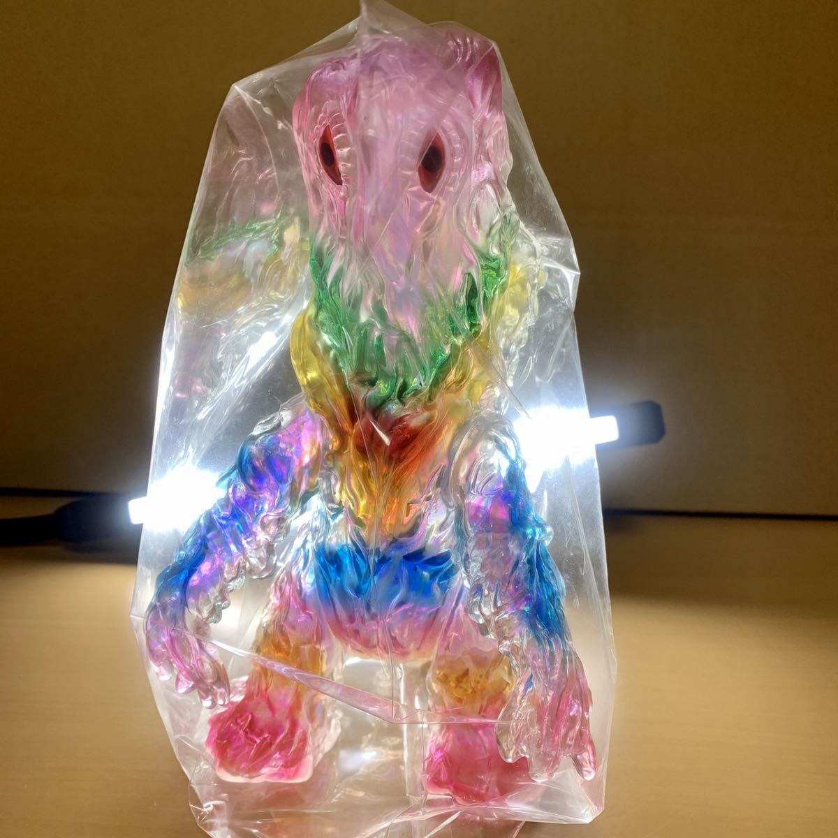 ヘドラ ブルマァク ピンク塗装 スタンダードサイズ ソフビ