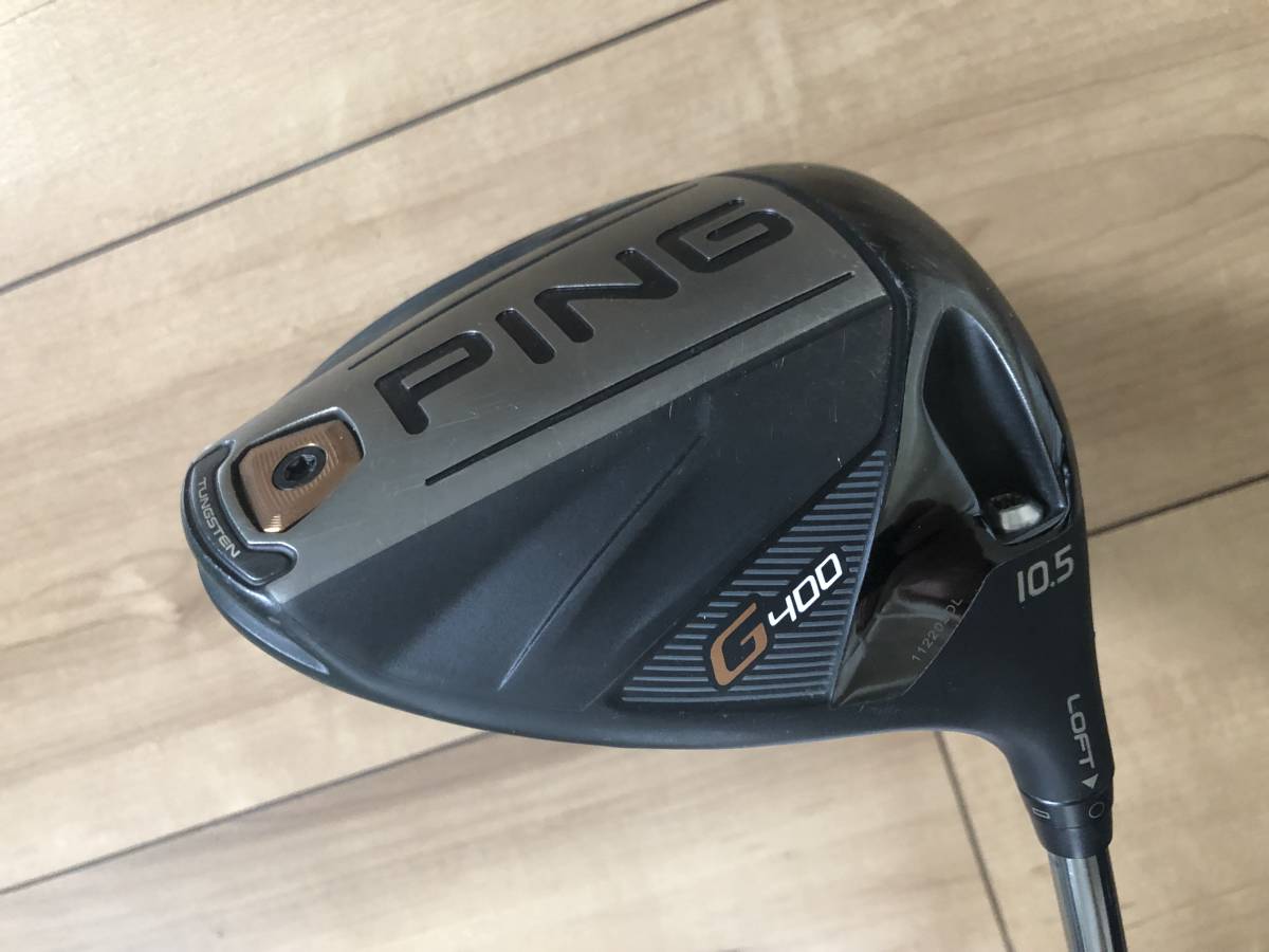  訳有 PING ピン G400 10.5&deg; 純正カーボン S 1W ドライバー(ピン)｜売買されたオークション情報、yahooの商品情報をアーカイブ公開 - オークファン 男性右きき用