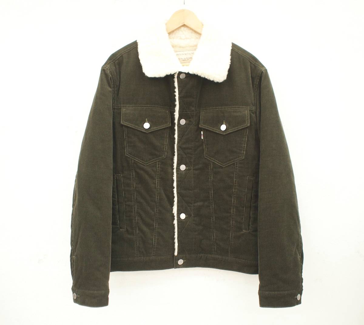 赤字超特価，本物保証 定価52 800円 MAISON KITSUNE メゾン キツネ コーデュロイボアブルゾン Gジャン ジャケット(男性用)｜売買されたオークション情報、yahooの商品情報をアーカイブ公開 - オークファン 男性用