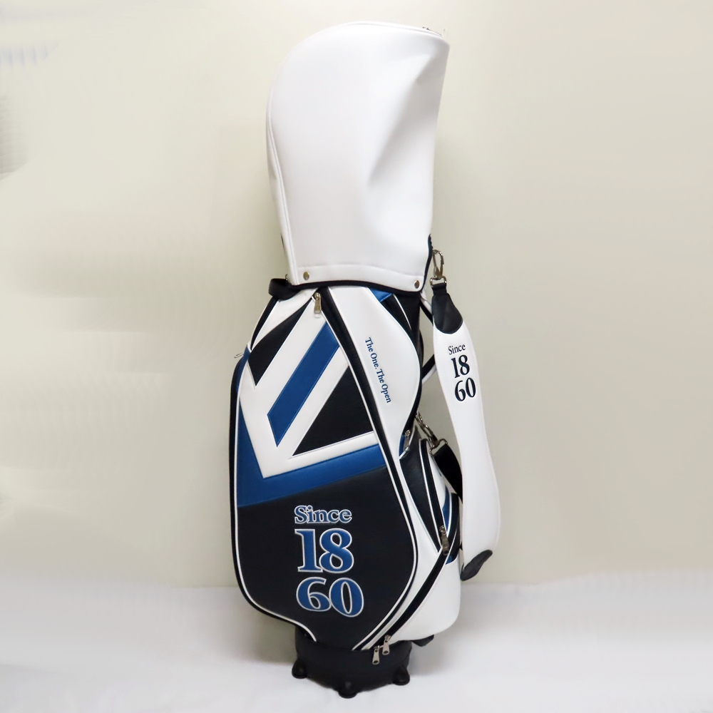 新作，人気 Ts721821 ミズノ キャディバッグ THE OPEN KY1117 白ｘ黒ｘ青系色 Mizuno(ミズノ)｜売買されたオークション情報、yahooの商品情報をアーカイブ公開 - オークファン キャディバッグ