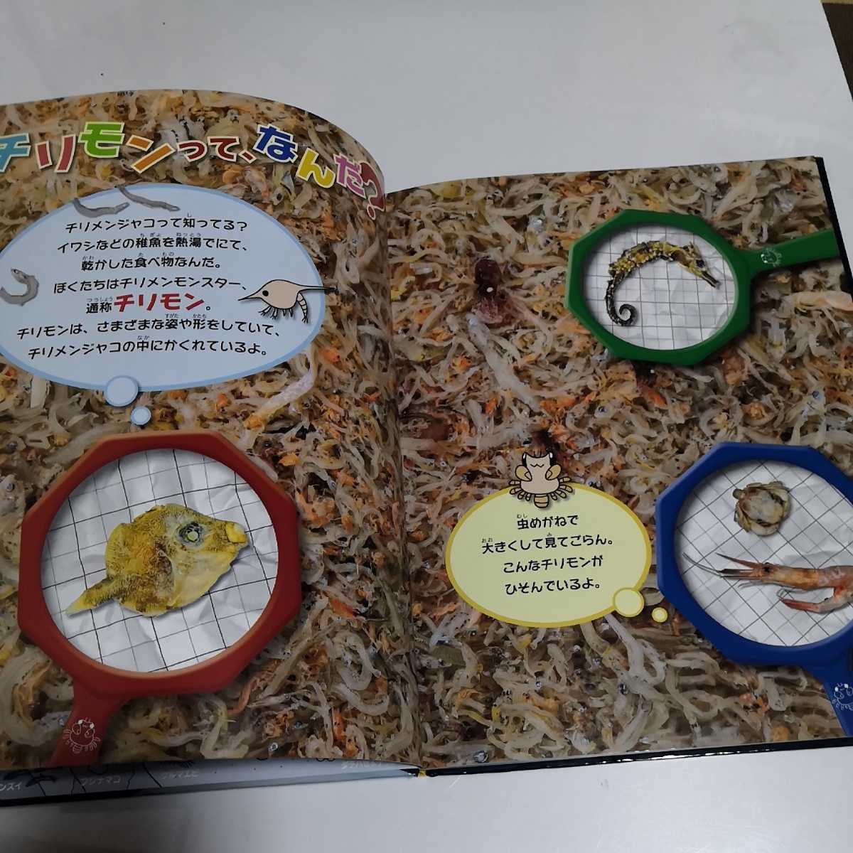送料込み◆チリモン　チリメンモンスターをさがせ！　ちりめんじゃこ　偕成社_3