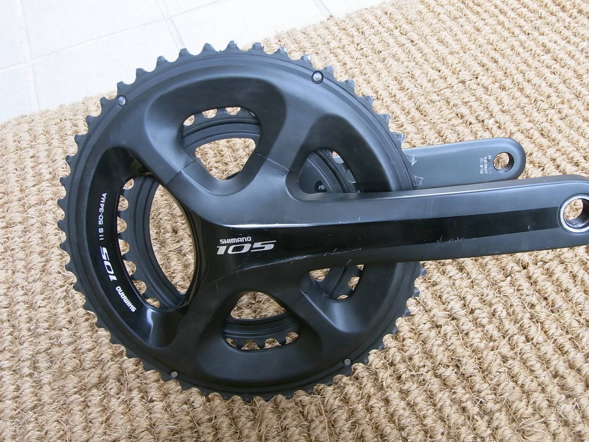 0 SHIMANO FC-5800 50-34T 170mm クランクセット 「シマノ」 クランク &frasl; シマノ クランクセット◇ 11S 滋賀大津店 中古品｜Yahoo - クランクの中古品