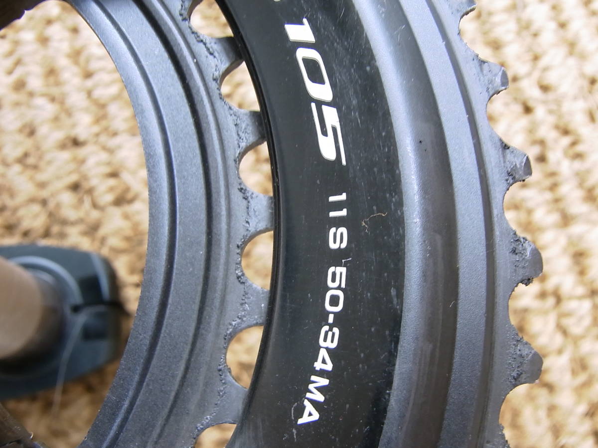 0 SHIMANO FC-5800 50-34T 170mm クランクセット 「シマノ」 クランク &frasl; シマノ クランクセット◇ 11S 滋賀大津店 中古品｜Yahoo - クランクの中古品