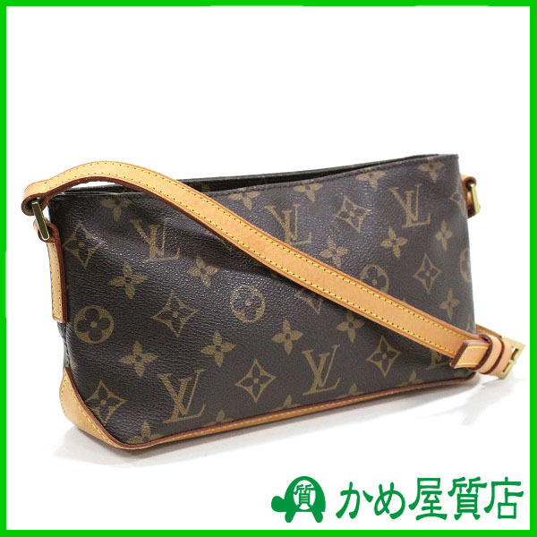 美品☆ルイ・ヴィトン トロター モノグラム M51240 ショルダーバッグ 
