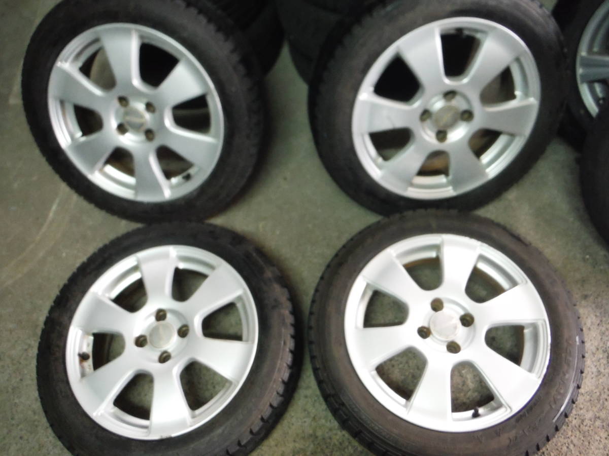 175/60r16グッドイヤーバリ山バリ溝アルミホイールセット4本6j