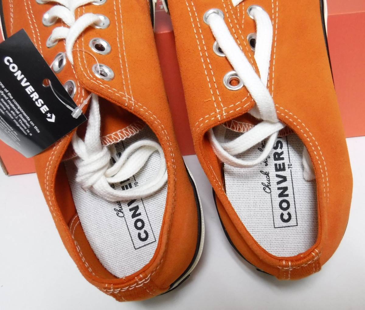 converse ct70 オレンジスエード 27cm convers ct70 オレンジスエード