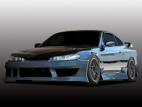 送料無料，格安 S15 15 シルビア エアロ フロント バンパー スポイラー 張り出しデザイン 安心のFRP製 期間限定特価 #d(セット)｜売買されたオークション情報、yahooの商品情報をアーカイブ公開 - オークファン 日産用