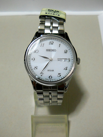 メンズ 美品 SEIKO SBPX067 SPIRIT ソーラー V158-0AW0