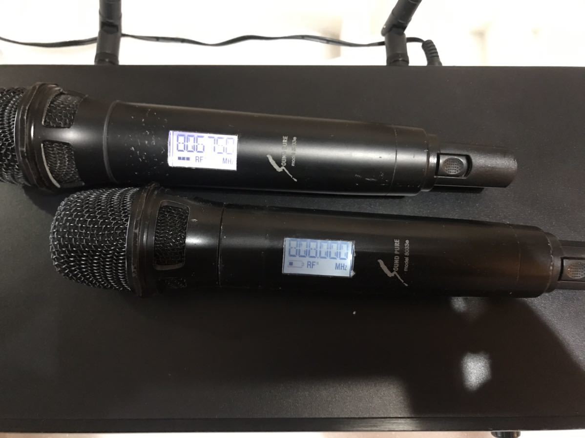 Soundpure 800MHz帯ワイヤレスマイク8033e 単品 Soundpure 800MHz帯
