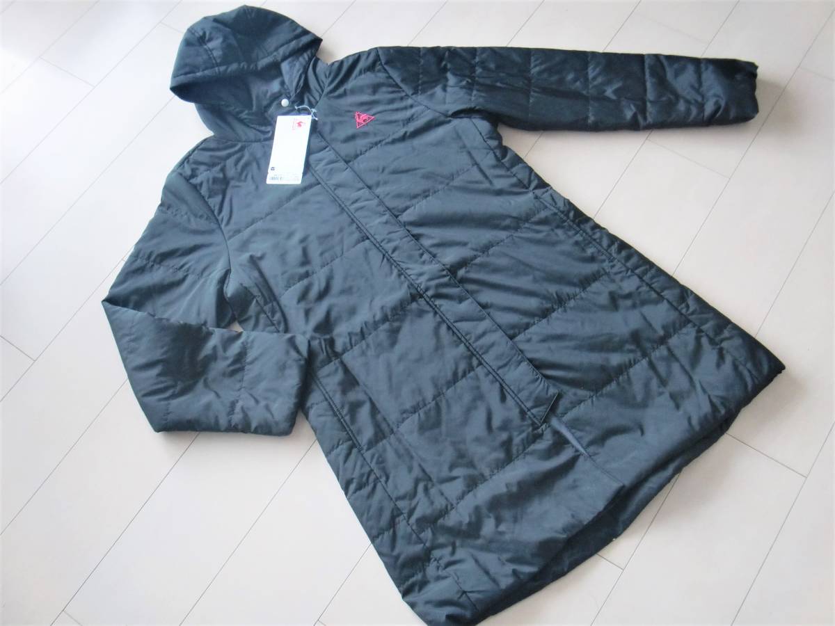 【2026，100%新品】 2022010 Lecoqsportif ルコック ベンチコート ブラック O ￥12000(コート)｜売買されたオークション情報、yahooの商品情報をアーカイブ公開 - オークファン コート