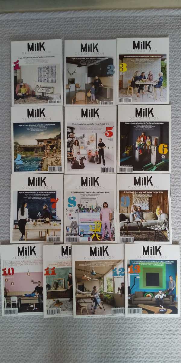 【レア本】Sophie Harris-Taylor / Milk ※100部限定 MILK decoration 1～13 冊セット レア本 インテリア 海外 - MilK
