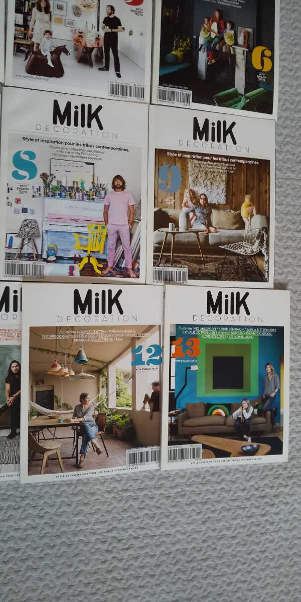 【レア本】Sophie Harris-Taylor / Milk ※100部限定 MILK decoration 1～13 冊セット レア本 インテリア 海外 - MilK