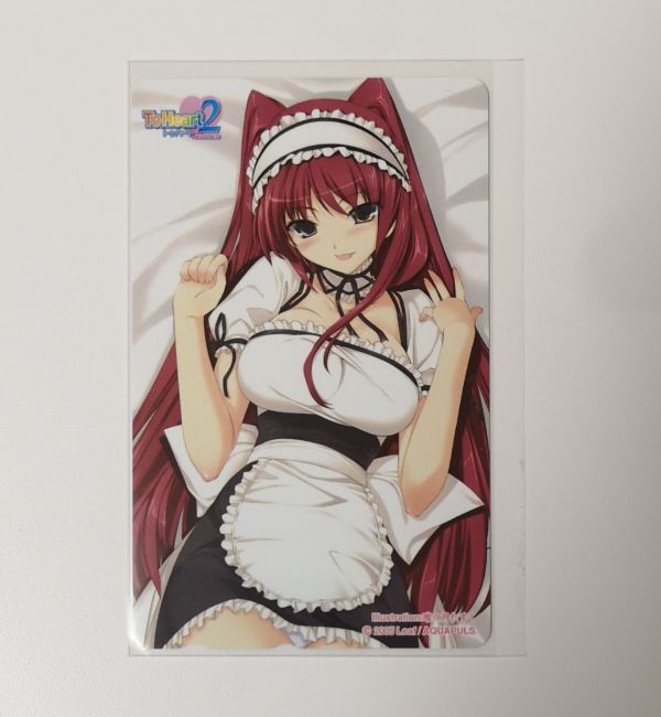Leaf/AQUAPLUS 『ToHeart2 XRATED』 向坂環 テレカ テレホンカード 抱き枕購入特典 唯々月たすく_1