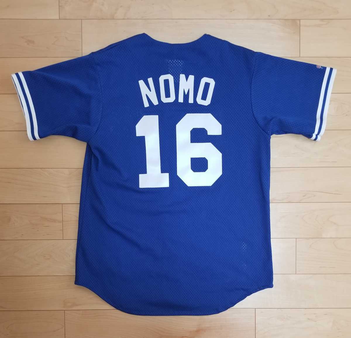 新品，大得価 野茂英雄 16番 オーセンティックユニフォーム ジャージ Mサイズ アメリカサイズ ロサンゼルス ドジャース(応援ユニフォーム、ウエア)｜売買されたオークション情報、yahooの商品情報をアー 応援ユニフォーム、ウエア