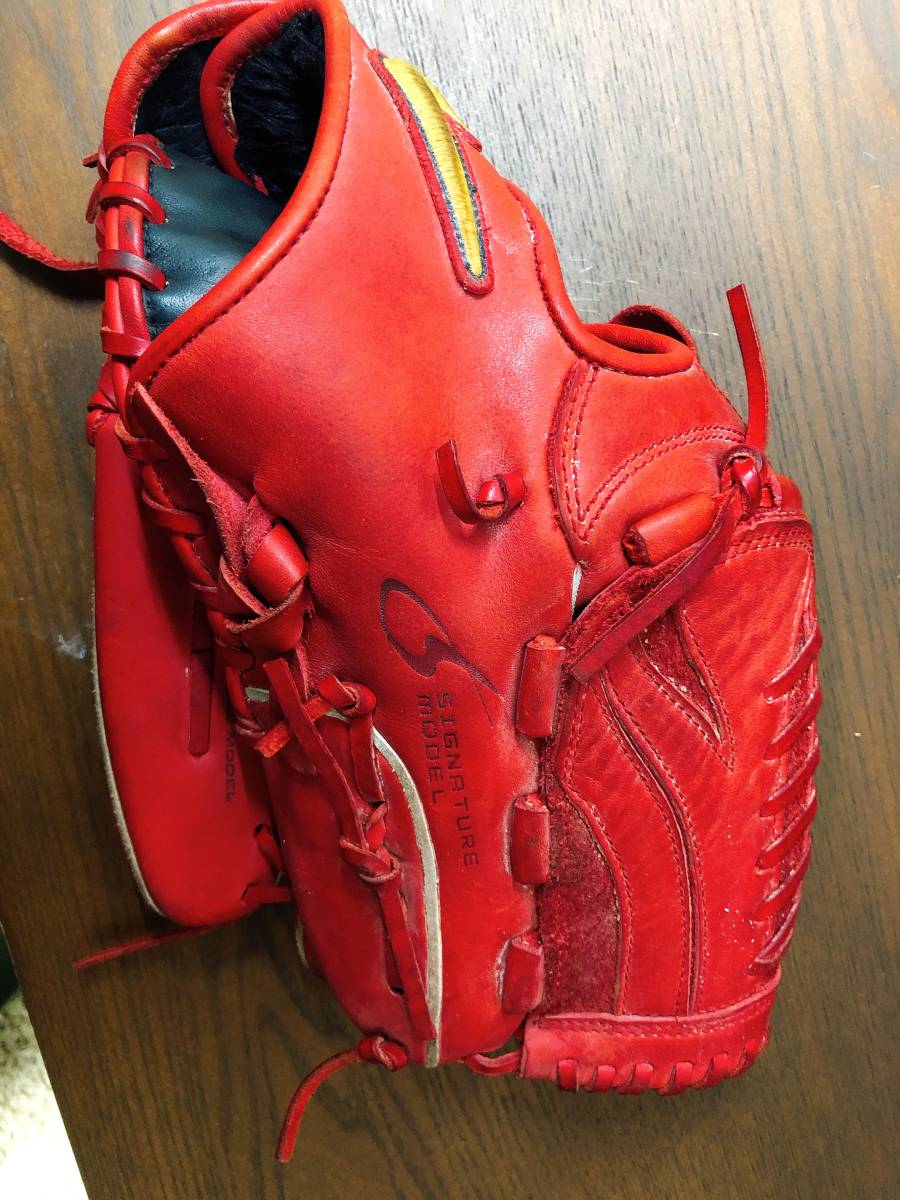 大人気 松坂大輔モデルグローブ SIGNATURE MODEL(投手用)｜売買されたオークション情報、yahooの商品情報をアーカイブ公開 - オークファン 大人用