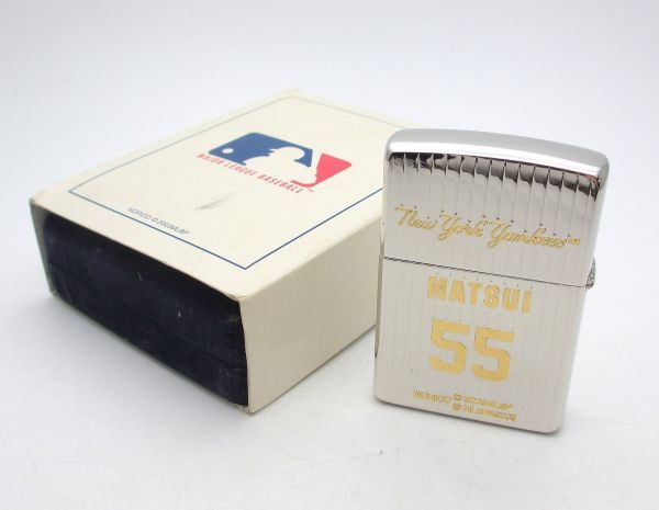 Zippo Yahoo!オークション 松井秀喜」の落札相場・落札価格 「zippo