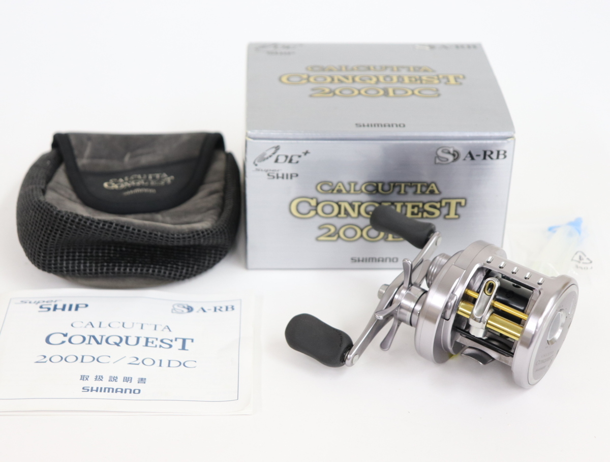シマノ 09 カルカッタコンクエスト 200DC 超美品 シマノ 09 カルカッタコンクエスト 200DC 超美品