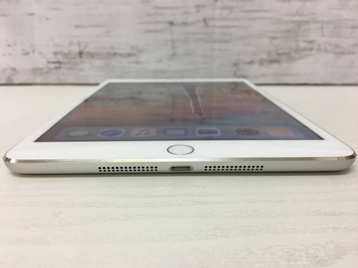 ☆Apple iPad mini 3モデル 7.9インチ 16GB シルバー A1599(MGNV2J/A) 動作品※難あり_2