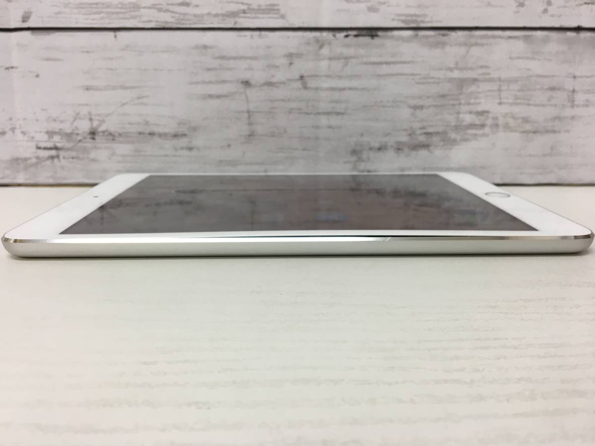 ☆Apple iPad mini 3モデル 7.9インチ 16GB シルバー A1599(MGNV2J/A) 動作品※難あり_4