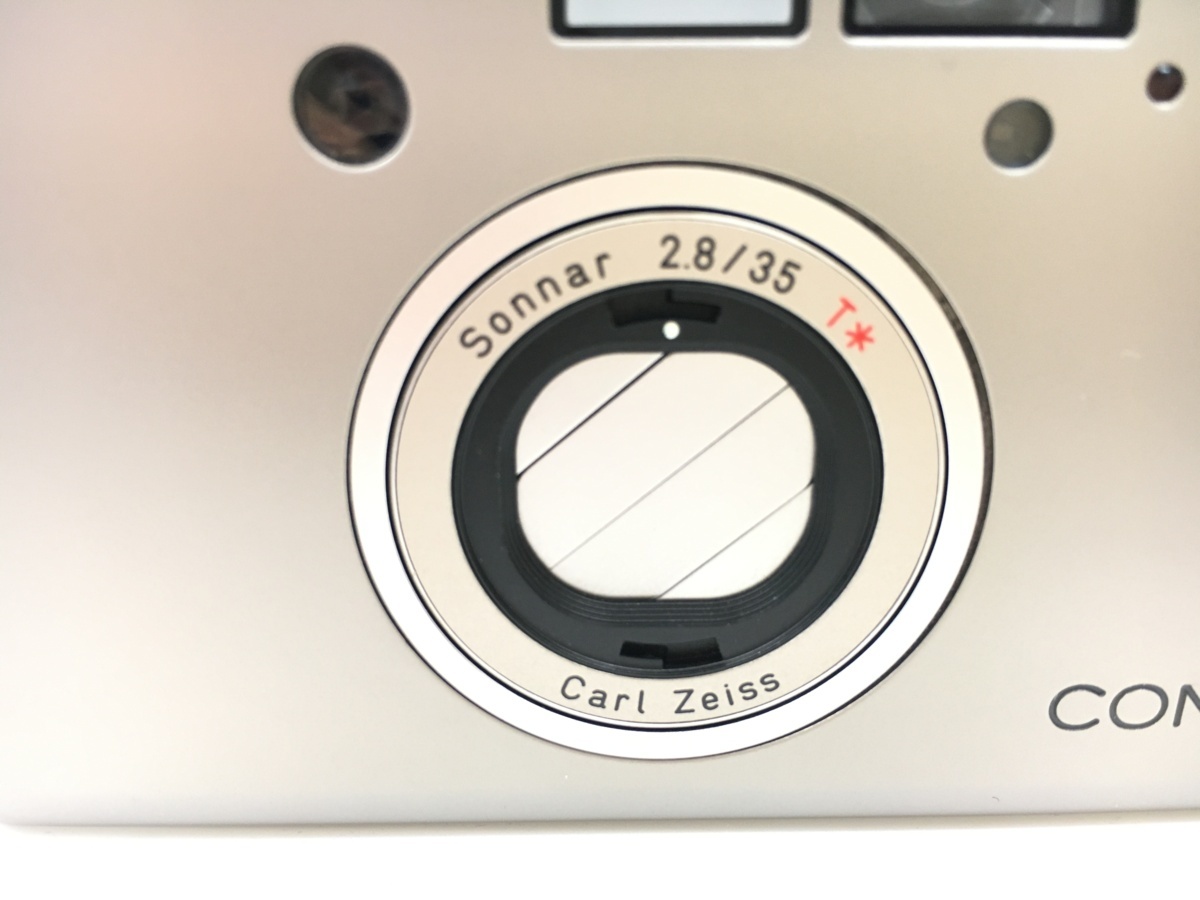 【美品】CONTAX T3　コンタックス　フィルムカメラ　コンパクトカメラ　Sonnar 2.8/35 T*　Carl Zeiss　フィルム35ｍｍ レア 希少品♪2464S_6