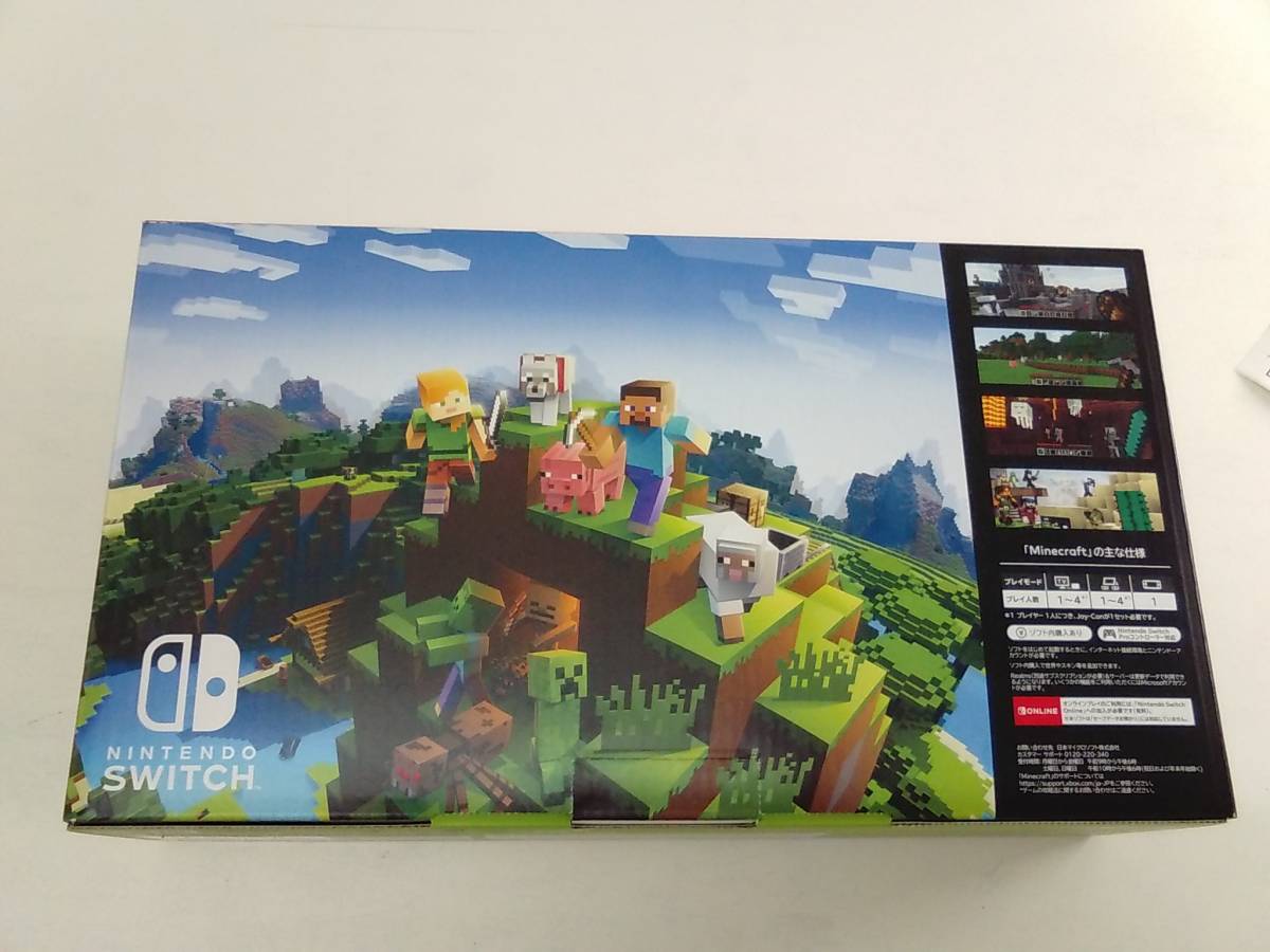 25】Nintendo SWITCH LR：グレー HAC-S-KAAGE Minecraft マイン