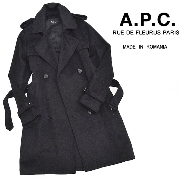 ◇定価9万円 06-07AW ルーマニア製 アーペーセー【A.P.C.】アルパカ混