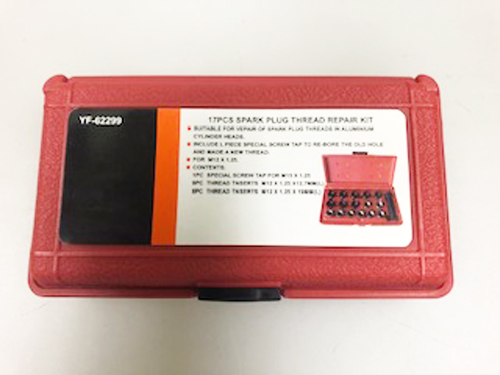 新品 TRAX 17ピース・12mmスパークプラグスレッドリペアーセット 売り切り 16mm プラグレンチ : 5⁄8スパークプラグソケットセット ユニバーサルジョイントスパークプラグ取り外しツール KTC