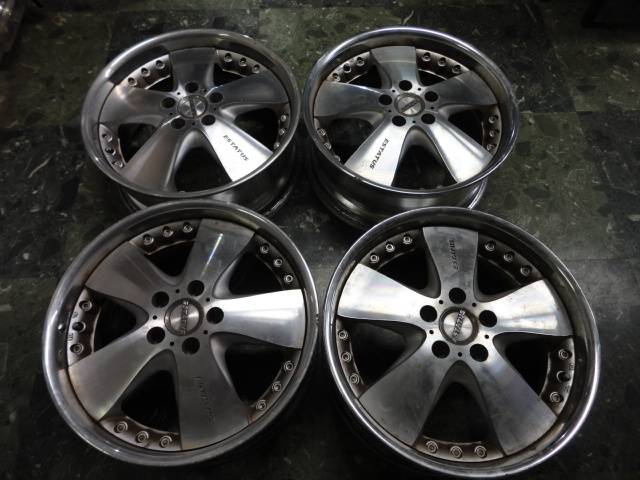 ③3本目ESTATUS style-D2 18インチ　9J+38 114.3 ESTATUS☆18インチ☆深リムアルミホイール ②2本目ESTATUS style-D2 18