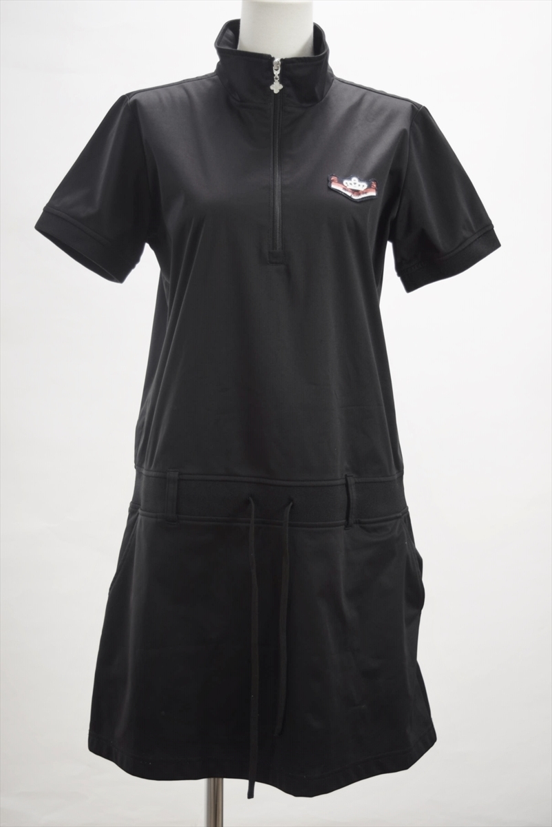 マリクレール スポーツウェア ワンピース L ブラック 半袖 テニスウェア Marie Claire 02ws046 女性用 売買されたオークション情報 Yahooの商品情報をアーカイブ公開 オークファン Aucfan Com