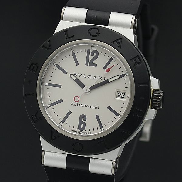 スタート安値 駆動OK 訳あり 中古 BVLGARI ブルガリ アルミニウム