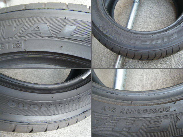 205/55R16 91V ◇FIRESTONE FIREHAWK◇ 2本 Z66 【公式通販】