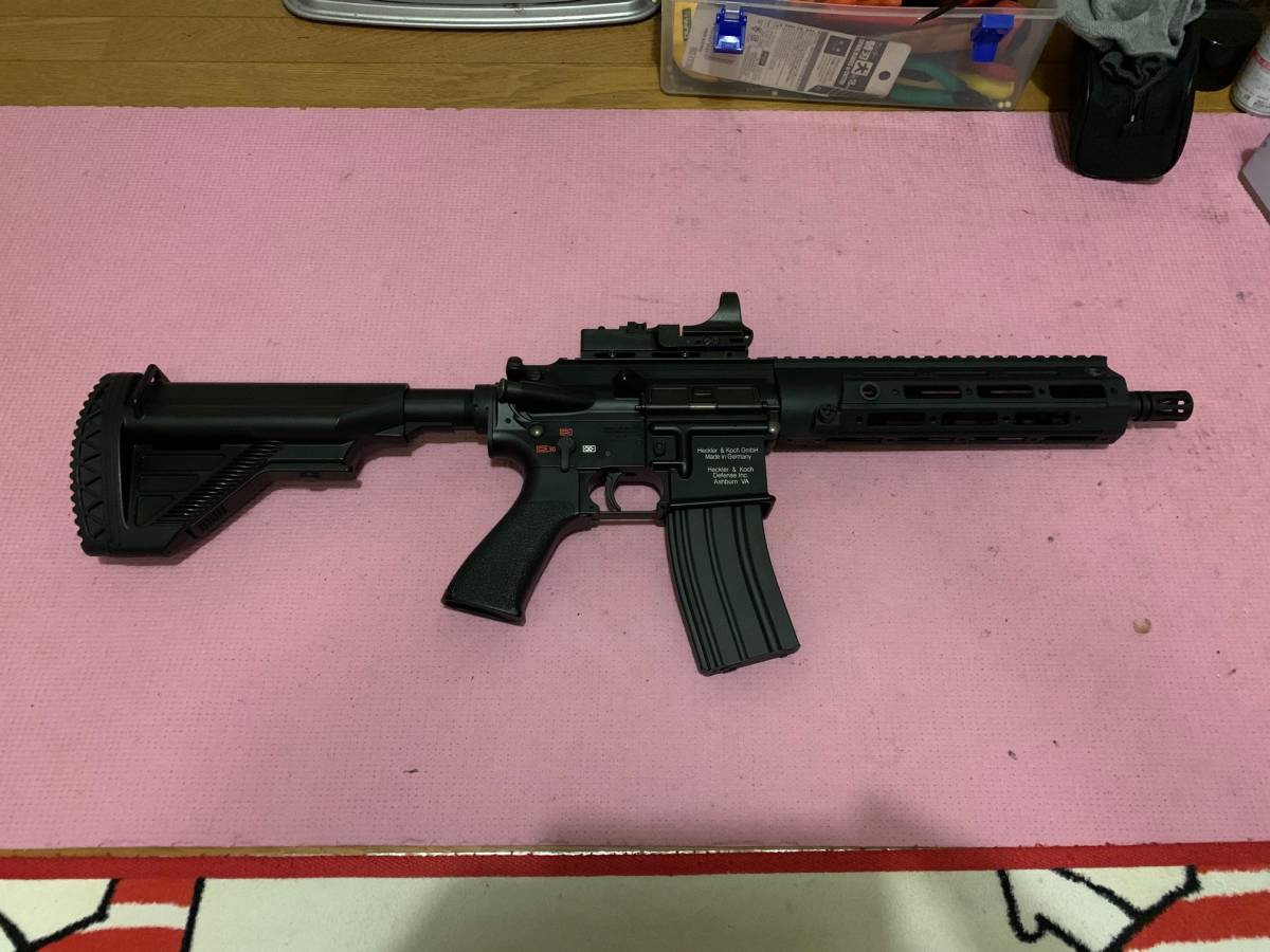 東京マルイ製次世代電動ガンHK416D レミントンタイプハンドガード 東京マルイ製次世代 HK416D、フル刻印、精密バレル、メカ