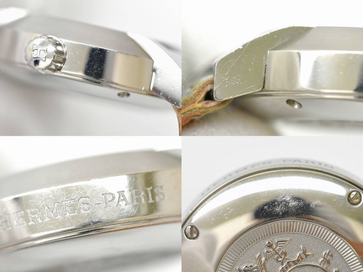本物 HERMES エルメス NO1.210 ノマード PM Hマーク 腕時計 オート 