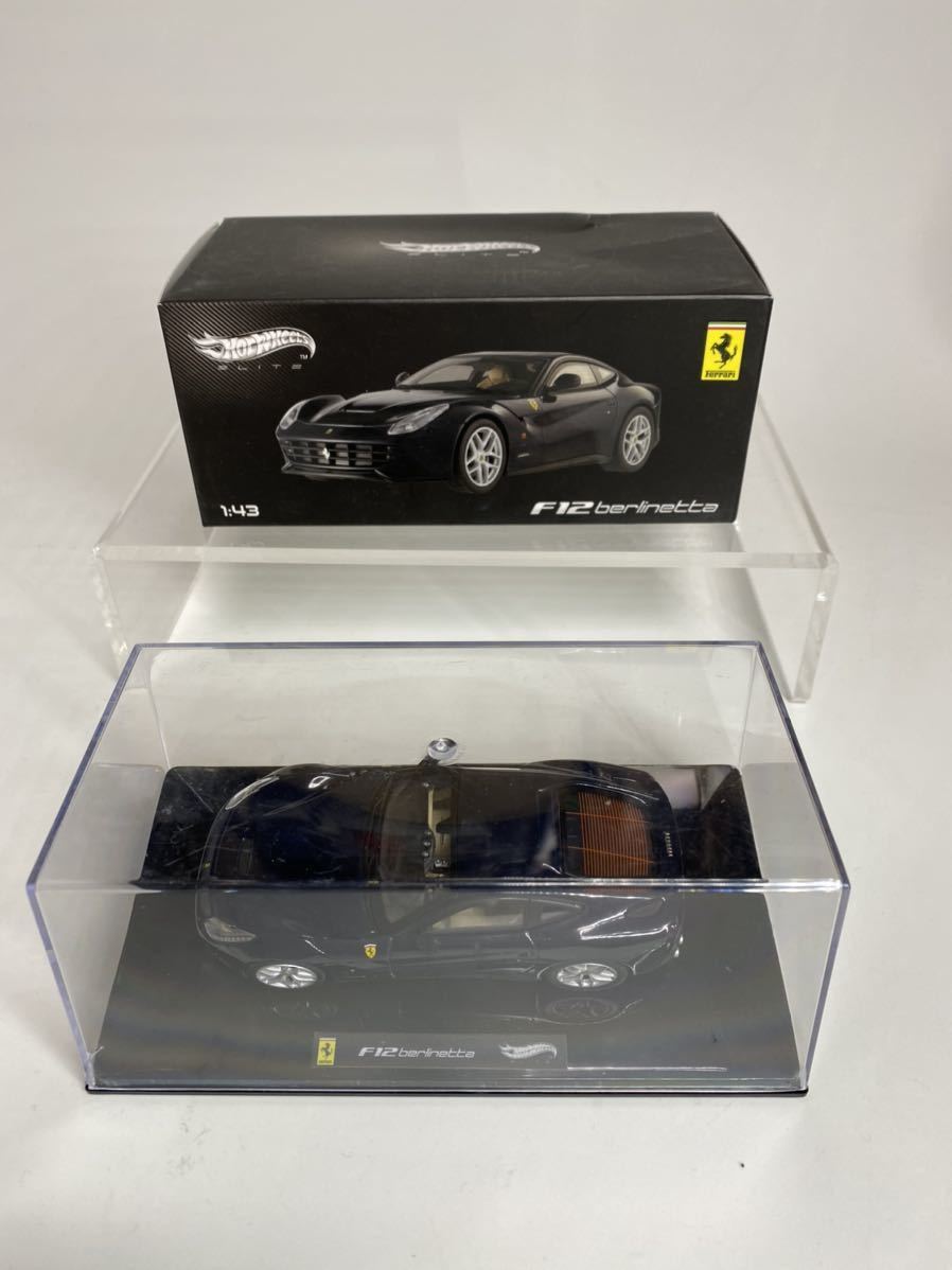 高品質，人気 京商 MATTEL Hot Wheels Ferrari F12 Berlinetta Blue Elite Edition 1/43 フェラーリ F12 ベルリネッタ X5501(乗用車)｜売買されたオークション情報、yahooの商品情報をアーカイブ公開 - オークファン 乗用車