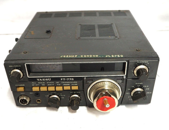 【定番人気，新作登場】 YAESU FT-77S HF トランシーバー(固定)｜売買されたオークション情報、yahooの商品情報をアーカイブ公開 - オークファン 固定